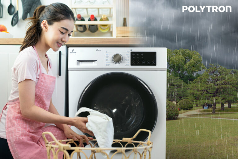 Mesin Cuci Polytron Wonderwash Series, Mesin Cuci Front Loading 2 in 1