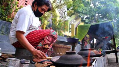 Kuliner Cepu, Serabi Bakar dan Serabi Gantol Cocok Dinikmati saat Musim Hujan