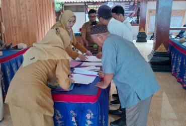 THL di Kecamatan Cepu Blora Teken Kontrak Kerja Setahun, Upah Naik Rp50.000
