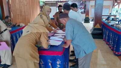 THL di Kecamatan Cepu Blora Teken Kontrak Kerja Setahun, Upah Naik Rp50.000