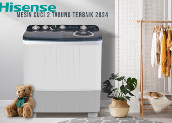 Mesin Cuci 2 Tabung Hisense WSRB1313UB