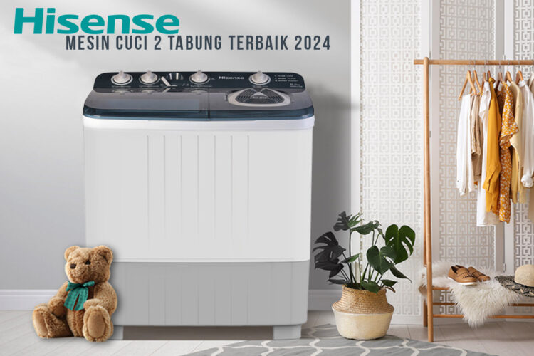 Mesin Cuci 2 Tabung Hisense WSRB1313UB