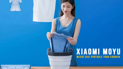 Lagi VIRAL! Mesin Cuci Portable Xiaomi Moyu XPB08-F2, Cocok Buat Anak Kuliahan yang Stay di Kos-kosan