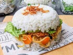 Ide Jualan Paling Menguntungkan, Nasi Burger 2.000 Dijamin Laris Manis