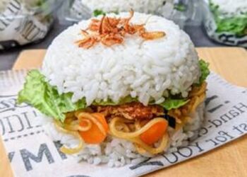 Ide Jualan Paling Menguntungkan, Nasi Burger 2.000 Dijamin Laris Manis