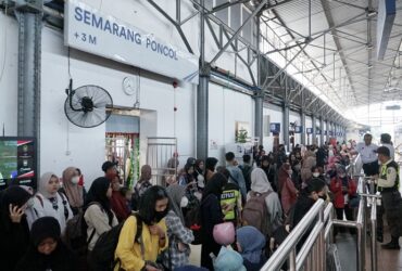 Selama Masa Angkutan Natal 2023 dan Tahun Baru 2024, KAI Daop 4 Layani 402 Ribu Pelanggan