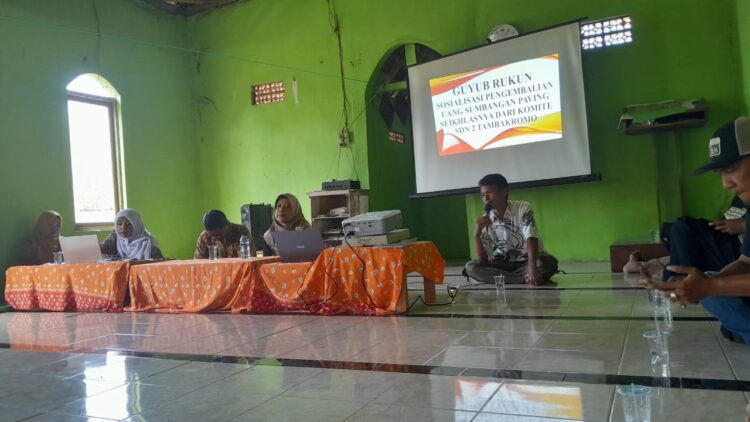 Komite SDN 2 Tambakromo Cepu Kembalikan Uang Kepada Wali Murid