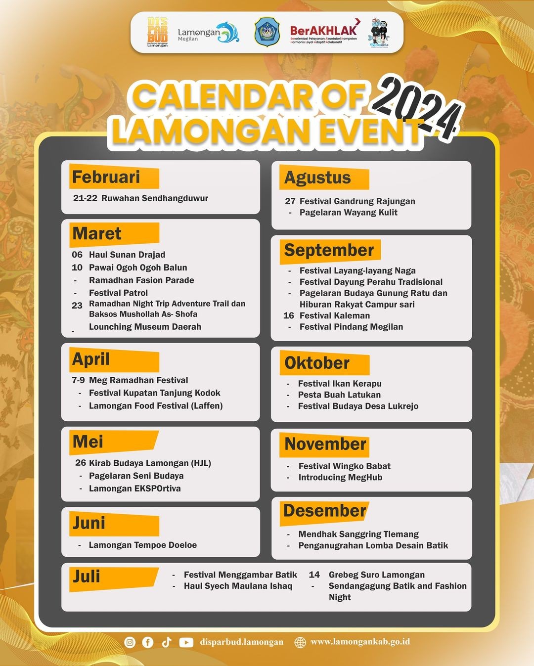 Panduan Lengkap Kalender Event 2024 Lamongan, Saksikan Tarian Spektakuler Dan Cicipi Kelezatan Rajungan Lamongan!