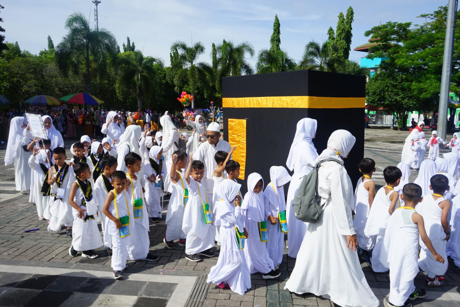 Sebanyak 1.500 Anak Usia Dini di Blora Ikuti Manasik Haji