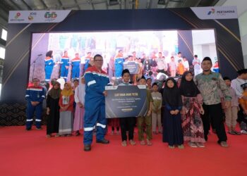 PEPC JTB Gelar Tasyakuran dan Santunan Anak Yatim Sekitar Wilayah Kerja