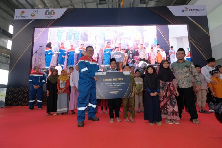 PEPC JTB Gelar Tasyakuran dan Santunan Anak Yatim Sekitar Wilayah Kerja