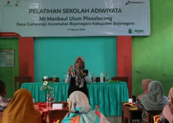 PT Pertamina EP Sukowati Field, Zona 11 Regional Indonesia Timur Subholding Upstream Pertamina, menyelenggarakan pelatihan Sekolah Adiwiyata