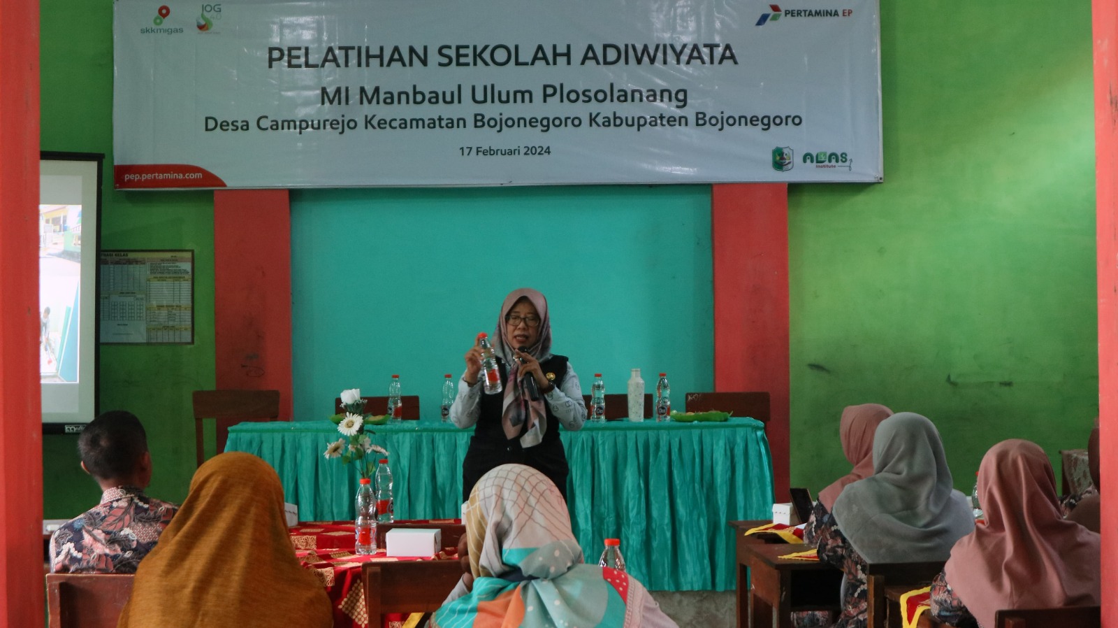 PT Pertamina EP Sukowati Field, Zona 11 Regional Indonesia Timur Subholding Upstream Pertamina, menyelenggarakan pelatihan Sekolah Adiwiyata