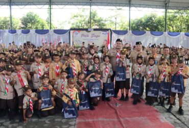 Meriah! Ratusan Peserta Ikuti Pesta Siaga Kwarcab Blora 2024