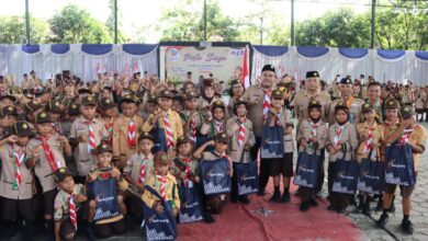 Meriah! Ratusan Peserta Ikuti Pesta Siaga Kwarcab Blora 2024