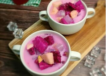 Sop Buah Naga, Segar dan Kaya Nutrisi Cocok untuk Buka Puasa