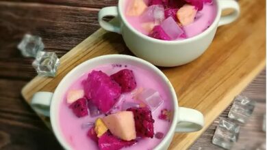 Sop Buah Naga, Segar dan Kaya Nutrisi Cocok untuk Buka Puasa