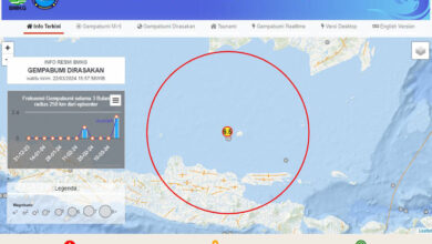 Gempa Magnitudo 6,5 Kembali Guncang Laut Tuban Jawa Timur Terasa Hingga Jakarta