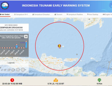 Gempa Magnitudo 6,5 Kembali Guncang Laut Tuban Jawa Timur Terasa Hingga Jakarta