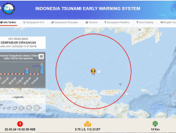 Gempabumi Tektonik M6,0 di Laut Jawa Tidak Berpotensi Tsunami