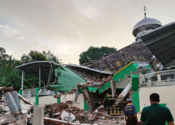 Imbas Gempa 6,0 Magnitudo di Timur Laut Tuban Sejumlah Bangunan di Gresik dan Tuban Rusak Berat