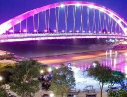 Jembatan Sosrodilogo, Tempat Ngabuburit Asyik dengan Pemandangan Menawan di Bojonegoro