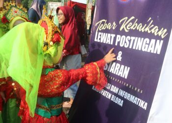 Kominfo Blora Mengajak Masyarakat Tebar Kebaikan Lewat Postingan dan Siaran