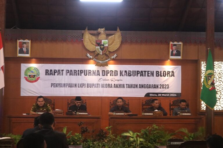 Berikut Ini Paparan LKPJ 2023 Bupati Blora