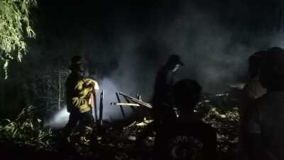 Kebakaran Sampah dan Limbah Kayu di Ngawen Blora Berhasil Dipadamkan Tim Gabungan