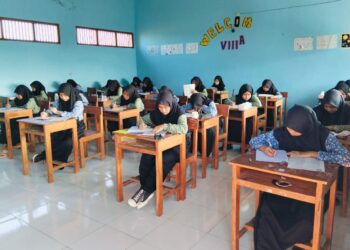 Diikuti 105 Siswa MTs Darul Falah Cepu Kabupaten Blora Gelar Asesmen Sumatif