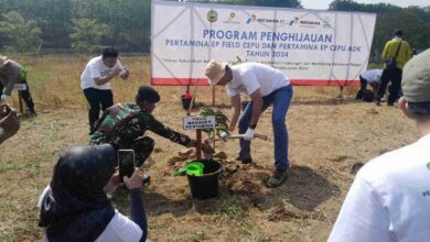 Dukung Program Penghijauan dan Ketahanan Pangan Pertamina EP Hijaukan Blora