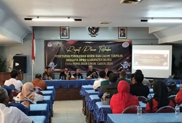 KPU Blora Resmi Umumkan 45 Caleg Terpilih Pemilu 2024