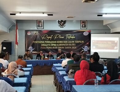 KPU Blora Resmi Umumkan 45 Caleg Terpilih Pemilu 2024