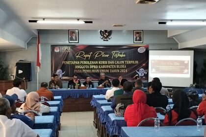 KPU Blora Resmi Umumkan 45 Caleg Terpilih Pemilu 2024