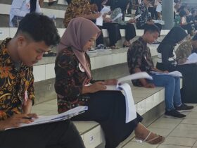 Ratusan Peserta Ikuti Tes Tertulis Seleksi Kakang Mbakyu Duta Wisata Blora 2024