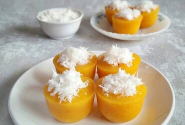 Resep Membuat Kue Lumpang Pasta Mangga Khas Palembang Si Kuning yang Lembut Kenyal dan Autentik Segarnya