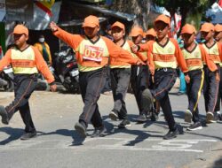 Lomba Gerak Jalan Indah Tingkat SD dan SMP di Cepu Blora Sukses Digelar