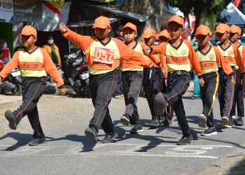 Lomba Gerak Jalan Indah Tingkat Sd Dan Smp Di Cepu Blora Sukses Digelar