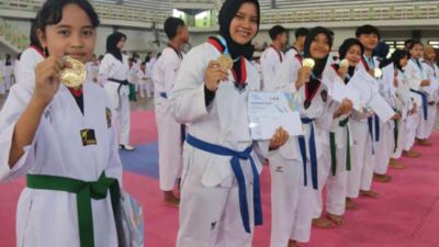 Mantul Sambangi UGM Taekwondo Championship 2024 58 Atlet Taekwondo Blora Berhasil Borong Medali