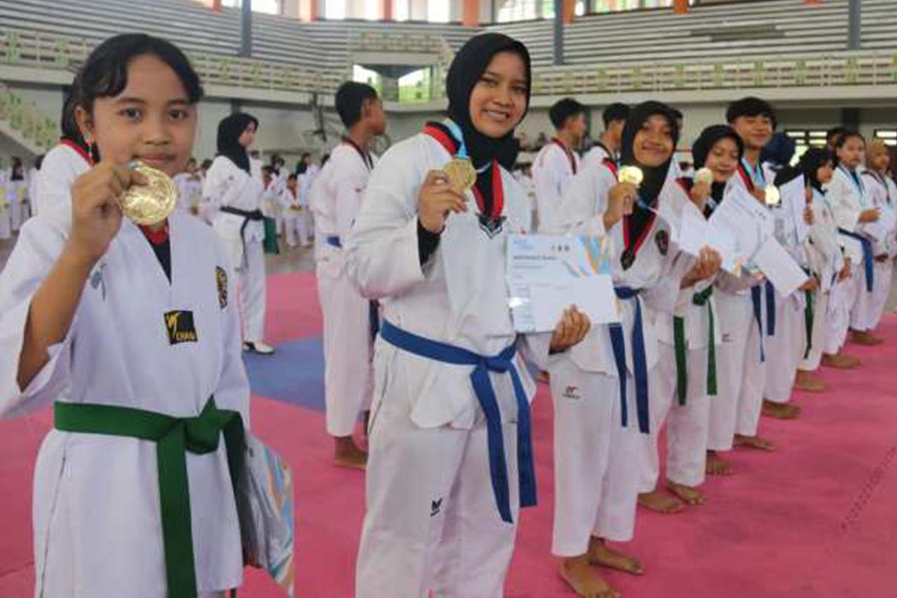 Mantul Sambangi UGM Taekwondo Championship 2024 58 Atlet Taekwondo Blora Berhasil Borong Medali