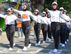 Sukses Digelar, Gerak Jalan HUT RI ke-79 Tingkat SMA dan Umum di Cepu Blora Sangat Meriah