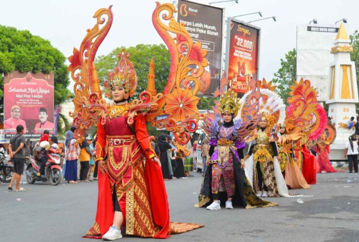 Sukses Digelar Karnaval Cepu 2024 Tingkat TK SD dan SMP Selesai Hingga Malam