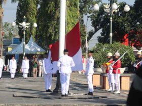 Upacara Peringatan HUT ke-79 RI di Blora Duplikat Bendera Pusaka Merah Putih Sukses Dikibarkan