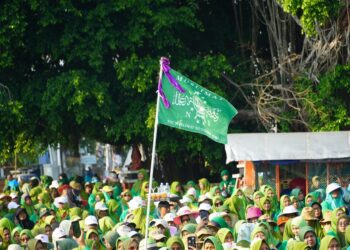 Ribuan Kader Muslimat Nu Meriahkan Jalan Sehat Di Blora