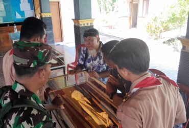 Koramil Kasiman Meriahkan HUT TNI dengan Pameran Pusaka