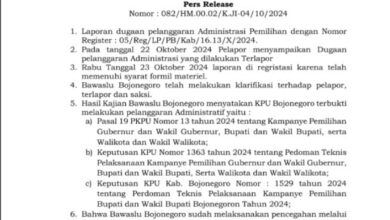 KPU Bojonegoro Terbukti Melakukan Pelanggaran Administratif