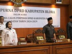 Mustopa Terpilih Jadi Ketua DPRD, Ini Susunan Lengkap Pimpinan DPRD Blora Periode 2024-2029