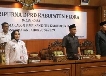 Mustopa Terpilih Jadi Ketua DPRD, Ini Susunan Lengkap Pimpinan DPRD Blora Periode 2024-2029