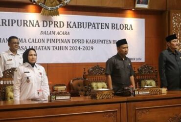 Mustopa Terpilih Jadi Ketua DPRD, Ini Susunan Lengkap Pimpinan DPRD Blora Periode 2024-2029