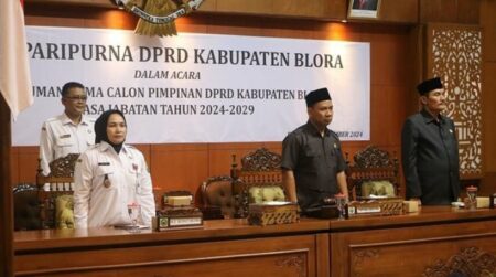 Mustopa Terpilih Jadi Ketua DPRD, Ini Susunan Lengkap Pimpinan DPRD Blora Periode 2024-2029